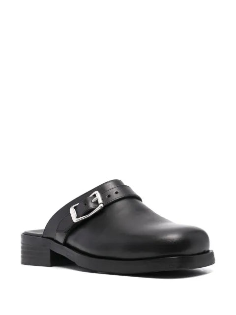 OUR LEGACY Camion buckle-fastening leather mules