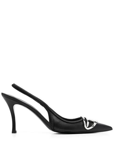 Diesel D-Venus-slingback pumps in nappa leather