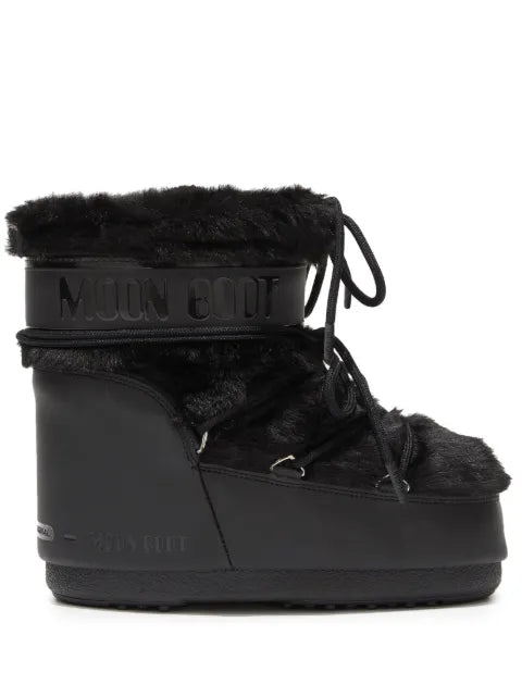 Moon Boot Icon Low faux-fur lace-up boots