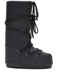 Moon Boot Icon black rubber boots