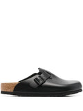 Birkenstock Boston buckle-embellished slippers