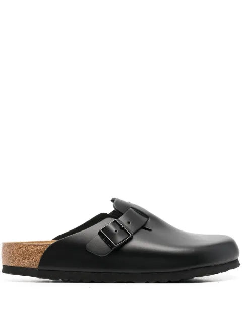 Birkenstock Boston buckle-embellished slippers