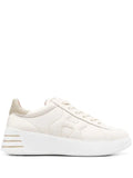 Hogan Rebal glitter-detail leather sneakers