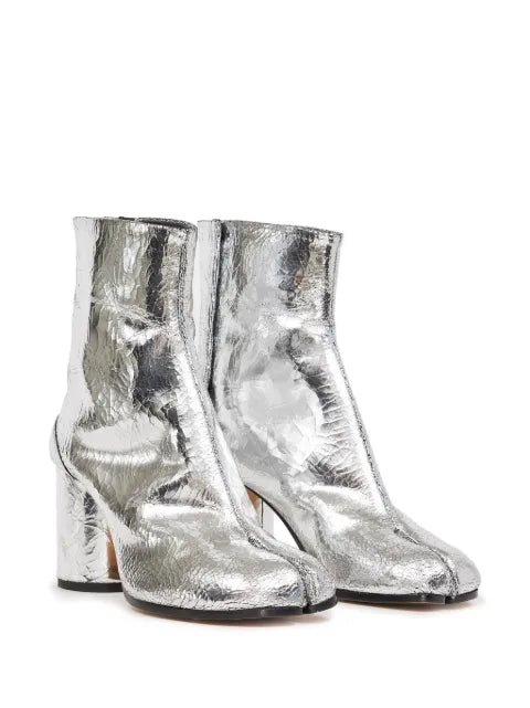 Maison Margiela Tabi ankle boots broken mirror