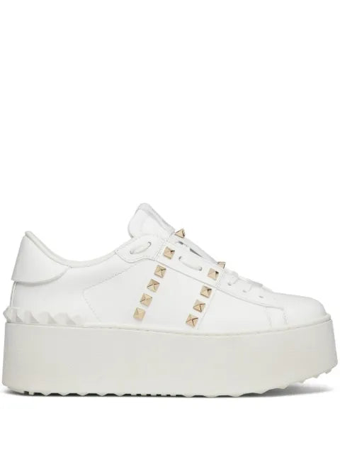 Valentino Garavani Rockstud Untitled lace-up sneakers