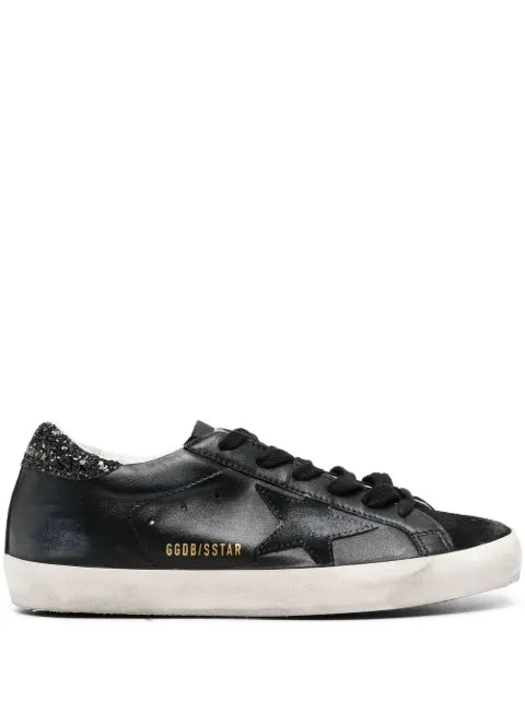 Golden Goose Super-Star glitter-detail sneakers