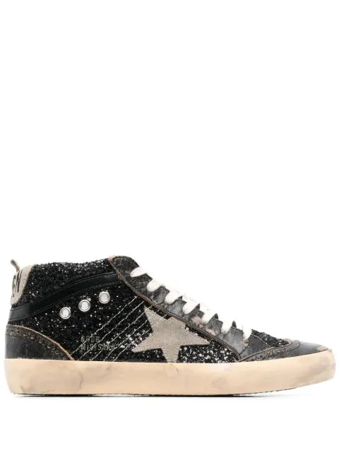 Golden Goose Mid Star lace-up sneakers