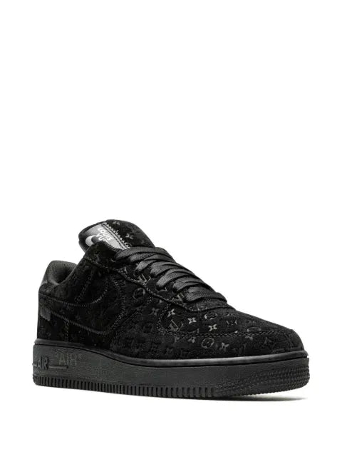 Nike x Louis Vuitton x  Virgil Abloh Air Force 1 Low "Black/Black" sneakers