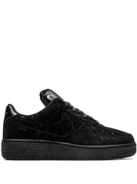 Nike x Louis Vuitton x  Virgil Abloh Air Force 1 Low "Black/Black" sneakers