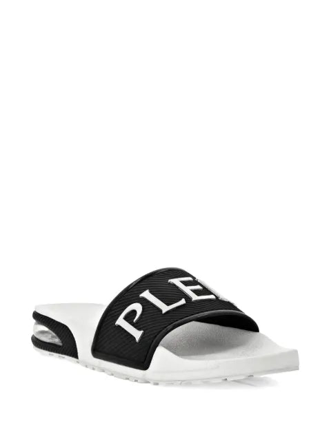 Plein Sport logo-print slides