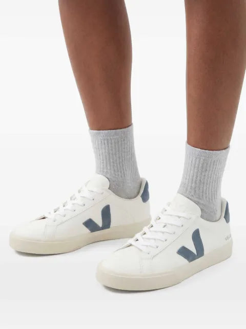 VEJA California logo-patch leather sneakers