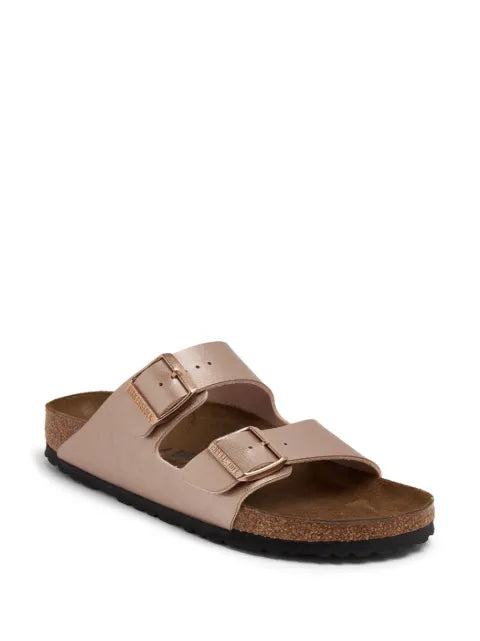 Birkenstock Birko-Flor leather slides