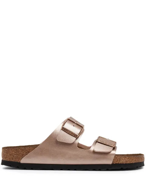 Birkenstock Birko-Flor leather slides