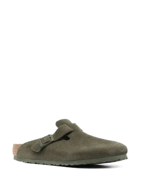 Birkenstock suede leather slip-on slippers