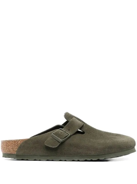 Birkenstock suede leather slip-on slippers