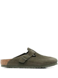 Birkenstock suede leather slip-on slippers