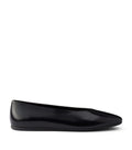 Prada Leather Logo Ballet Flats