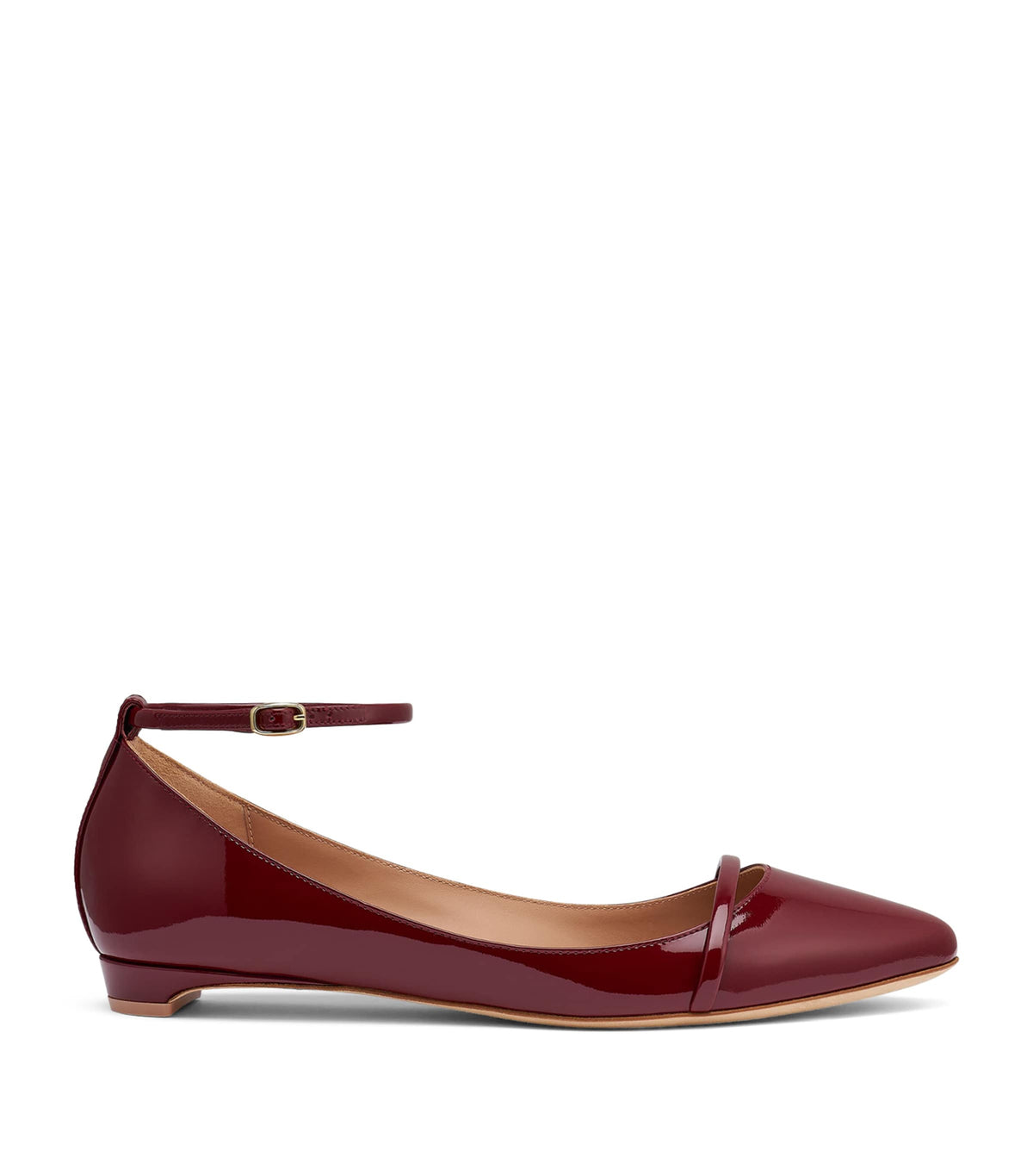 Malone Souliers Patent Leather Mary Ballet Flats 10