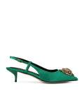 Kurt Geiger London Satin Belsize Slingbacks