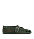 Alaïa Suede Vienne Ballet Flats