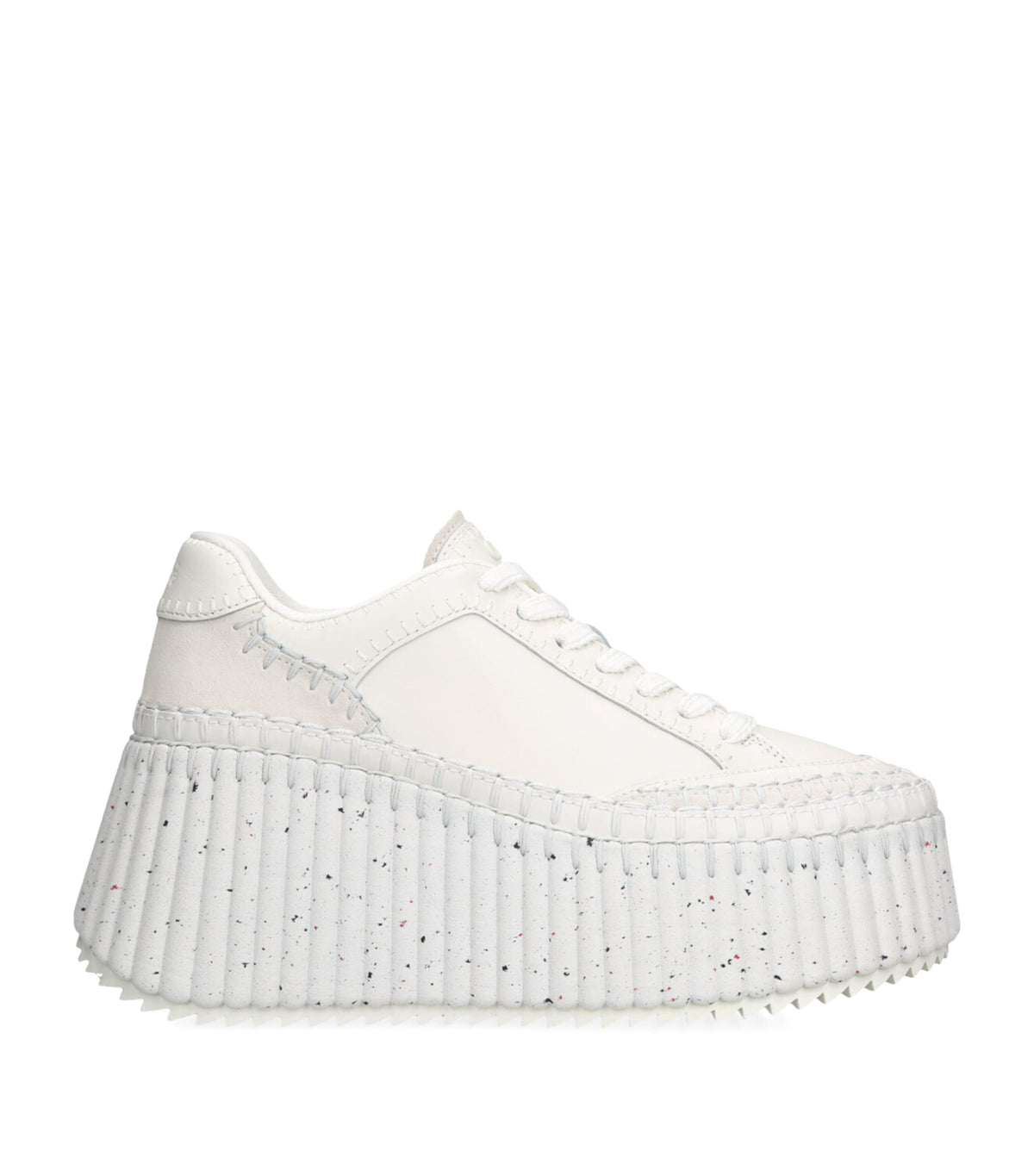 Chloé Leather Nama Runner Platform Sneakers