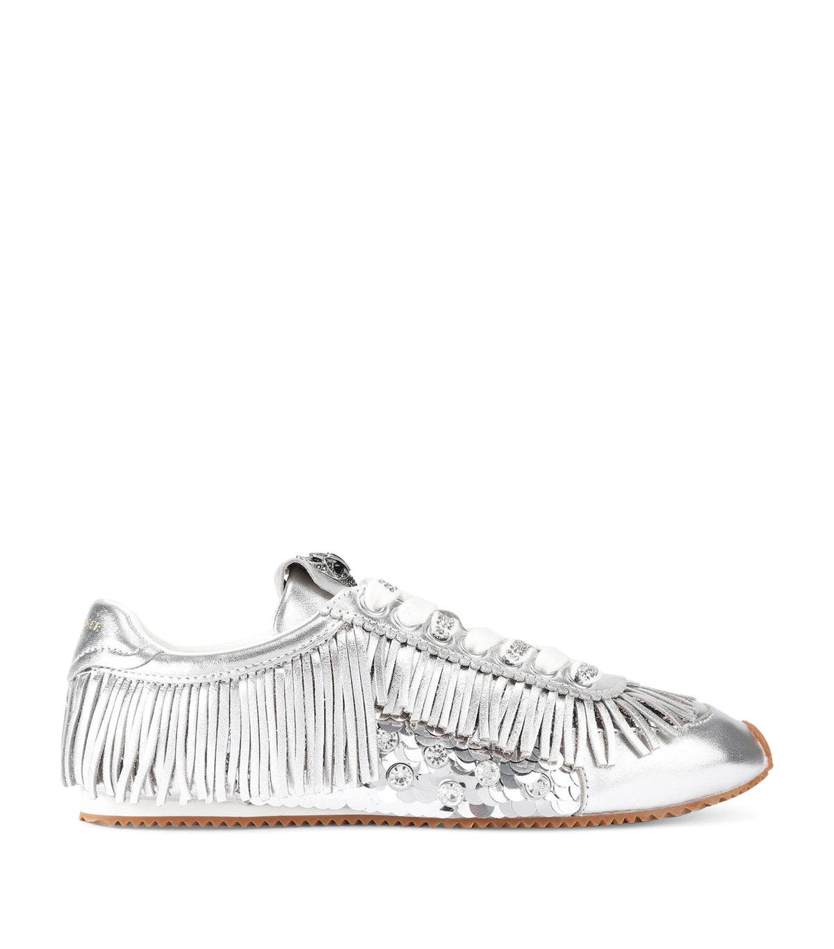 Kurt Geiger London Leather Fringe Islington Sneakers
