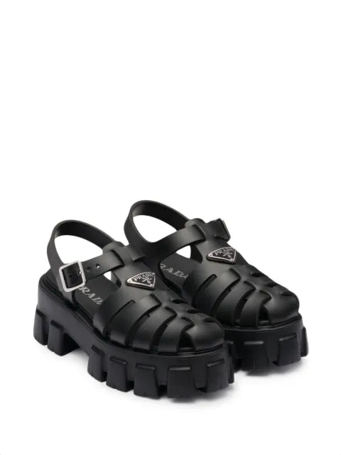 Prada Monolith foam rubber sandals
