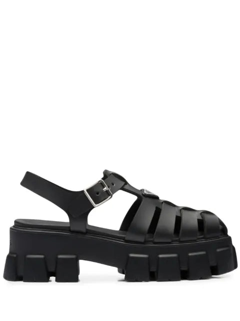 Prada Monolith foam rubber sandals