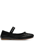 Miu Miu leather ballerinas
