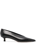 Aeyde Clara pointed-toe kitten-heel pumps