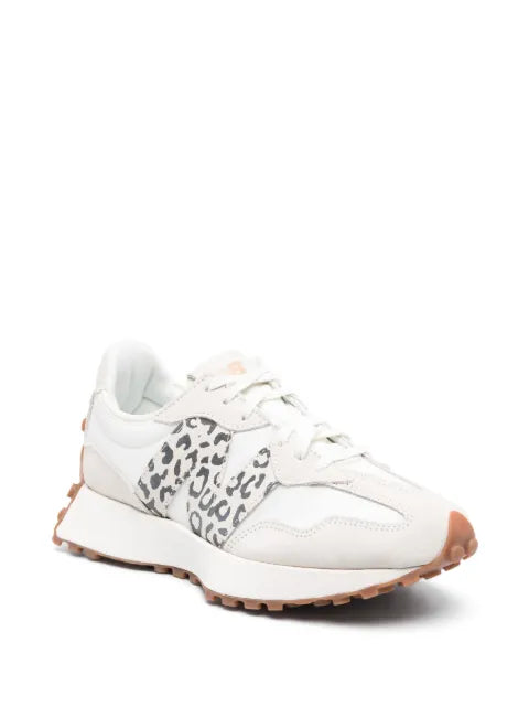 New Balance 327 leopard-print lace-up sneakers