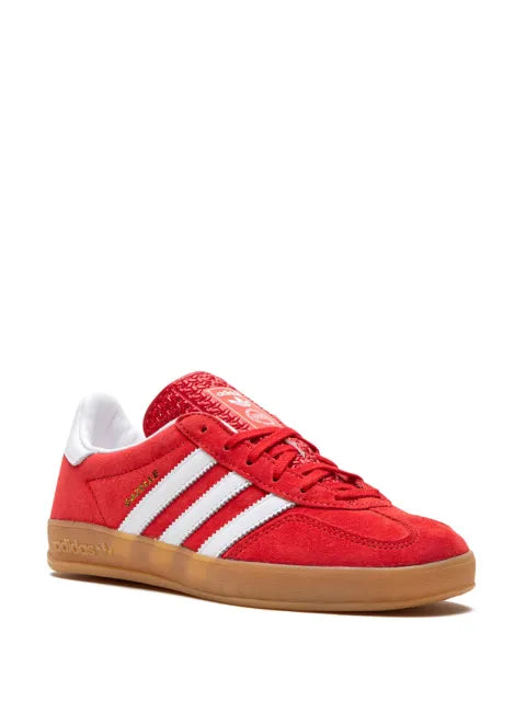 adidas Gazelle Indoor "Scarlet/Cloud White" sneakers