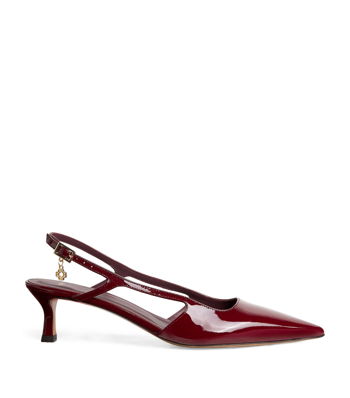 Maje Patent Leather Slingback Pumps 70
