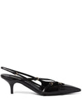 Miu Miu 55mm buckle-embellished slingblack pumps