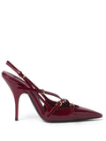 Miu Miu 105mm buckle-detail slingblack pumps