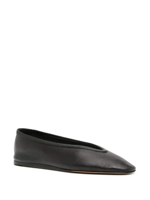 Le Monde Beryl Luna slippers in black leather