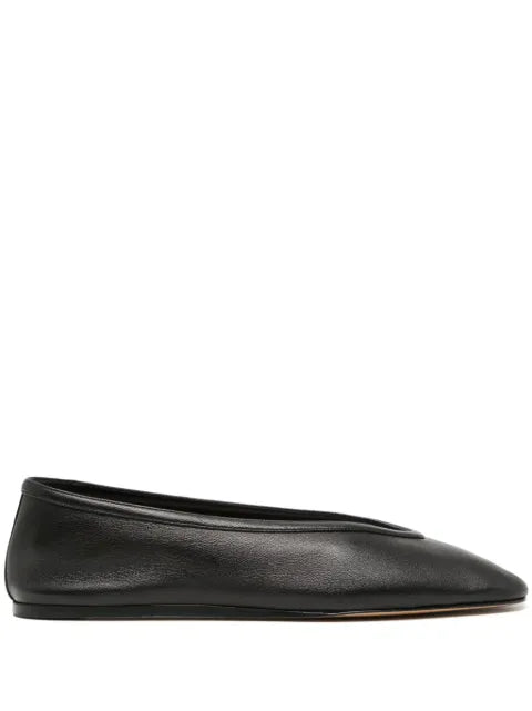Le Monde Beryl Luna slippers in black leather