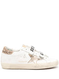 Golden Goose Old School trainers with gold star in laminated leather