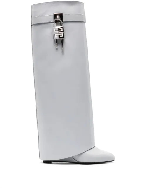 Givenchy Shark Lock 85mm leather boots