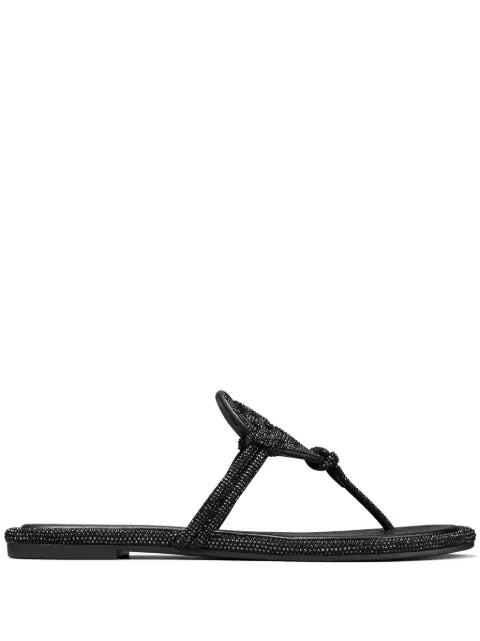 Tory Burch Miller crystal-embellished slides