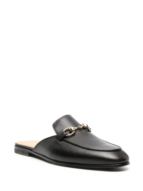 Scarosso horsebit-detail leather mules