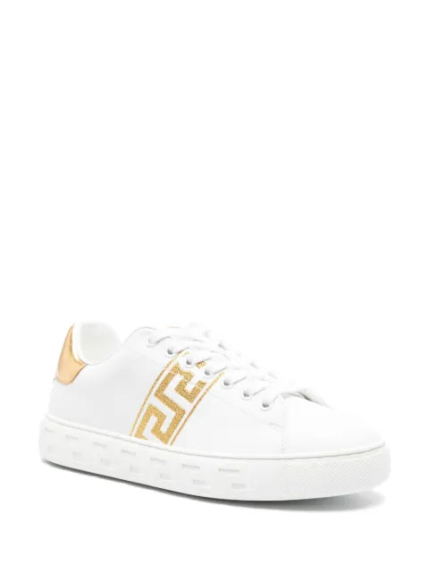 Versace Greca-embroidered sneakers