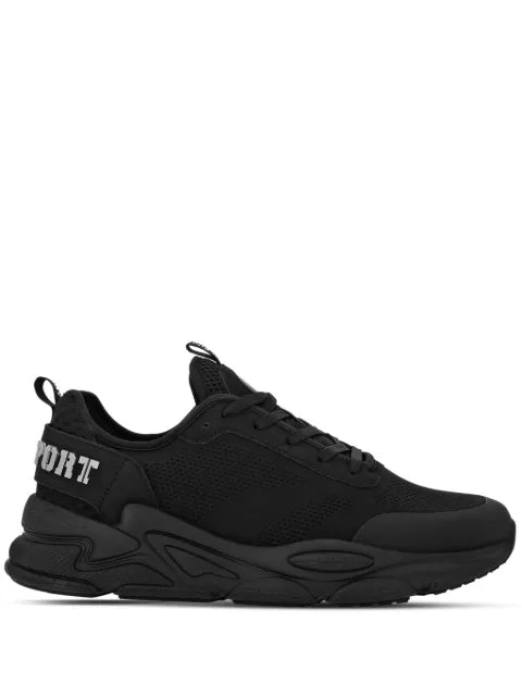 Plein Sport logo-lettering mesh sneakers
