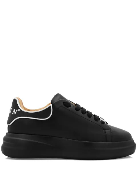 Philipp Plein leather low-top sneakers Megastar