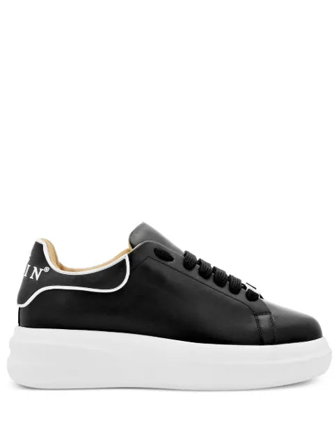 Philipp Plein leather low-top sneakers Megastar