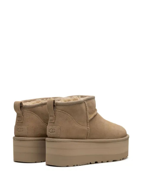 UGG Classic Ultra Mini Platform 50mm "Mustard Seed" boots