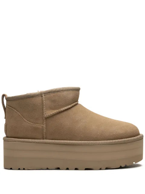 UGG Classic Ultra Mini Platform 50mm "Mustard Seed" boots