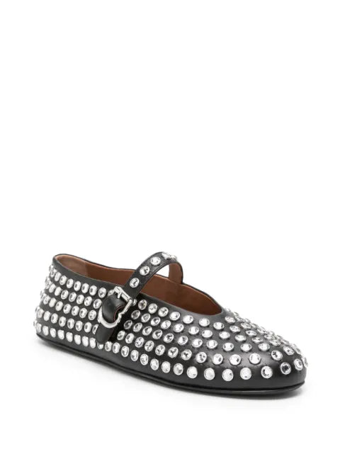 Alaïa strass lambskin Ballet flats