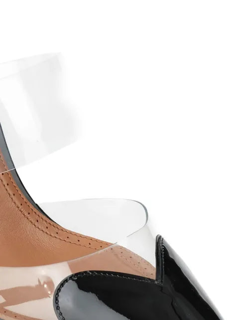 Alaïa Le Cœur mules in patent leather