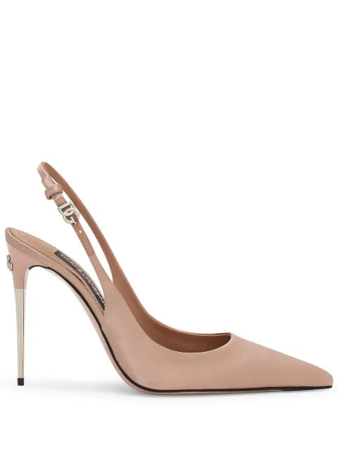 Dolce & Gabbana slingback leather pumps